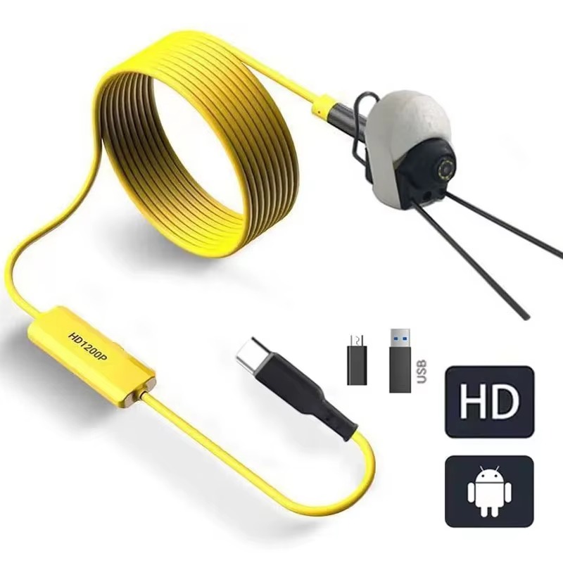 Yellow Cable Fish Finder Sonar - Fishing Boat Depth Finder recensie en prijs