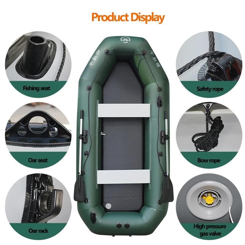 1.75~3.6m Green Fishing Kayak  - Fishing Boat Paddle recensie en prijs