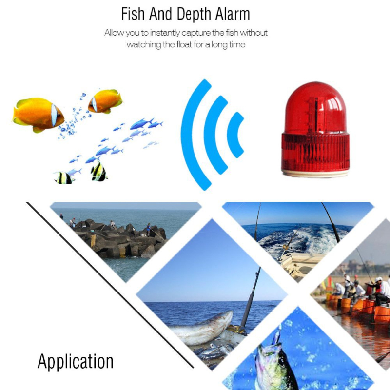 Wireless Sonar Sensor Fish Fin - Fishing Boat Depth Finder recensie en prijs