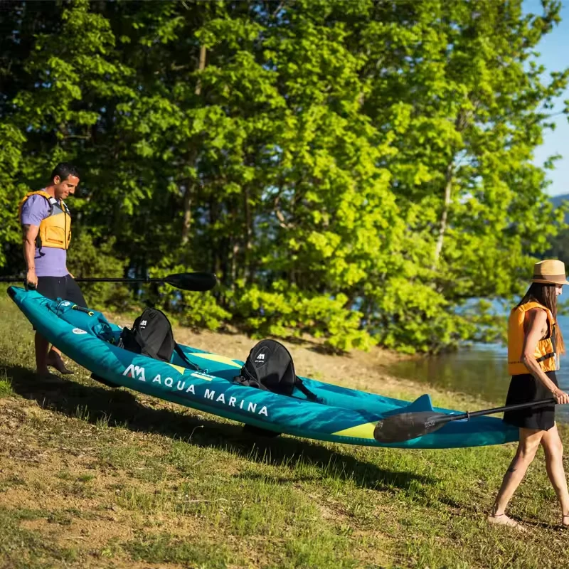 Canoe Kayak Inflatable Boat 1- - Fishing Boat Paddle recensie en prijs