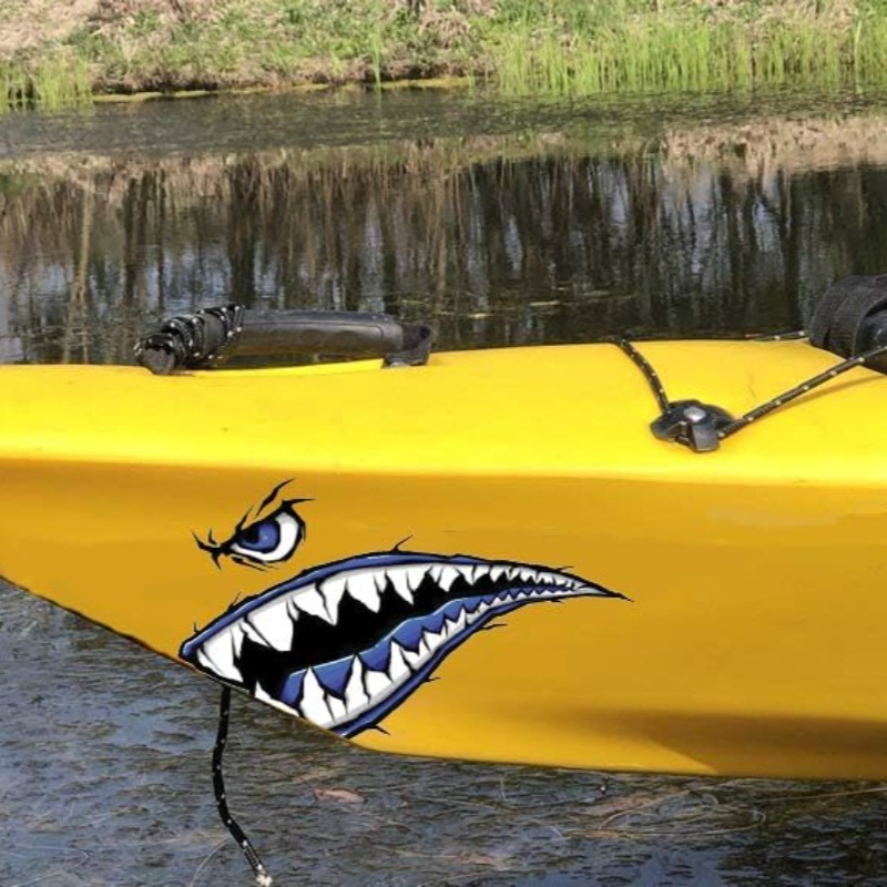 2PCS Shark Teeth Mouth Boat St - Fishing Boat Paddle recensie en prijs