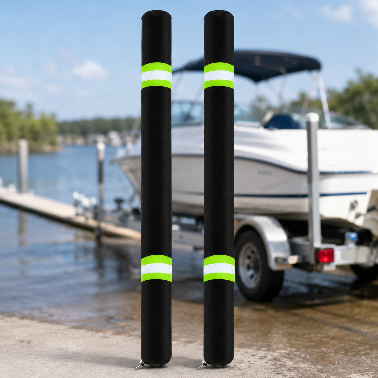 2Pcs Boat Trailer Guide Pole C - Fishing Boat Cover recensie en prijs