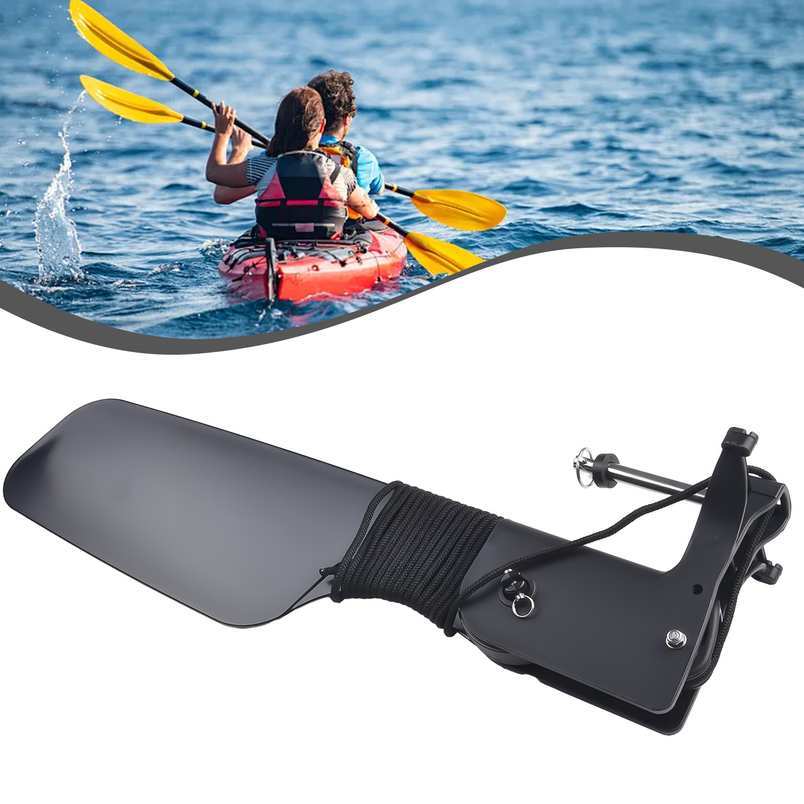 Boat Rudder for Kayak Canoe wi - Fishing Boat Steering Wheel recensie en prijs